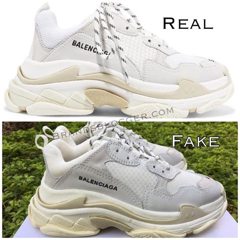 balenciaga shoes real vs fake|counterfeit balenciaga triple s.